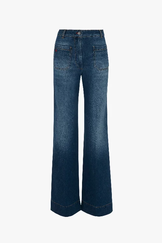 Alina High Waisted Jean in Dark Vintage Wash