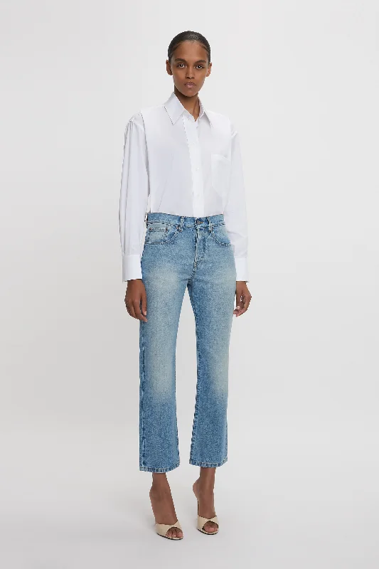 Victoria Mid-Rise Jean In Light Blue